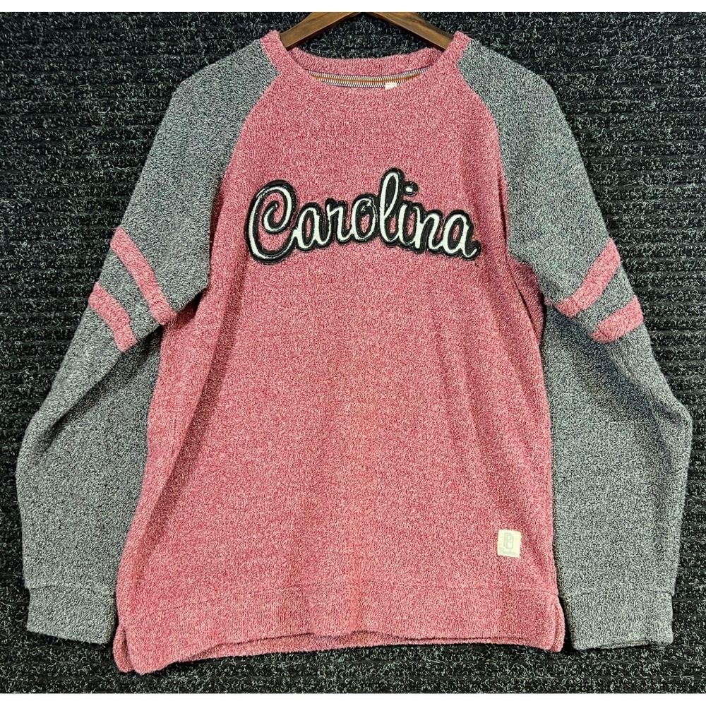 Womens Pressbox Univ. of Carolina Sweatshirt Pullover Top -‎ Large *Imperfect*